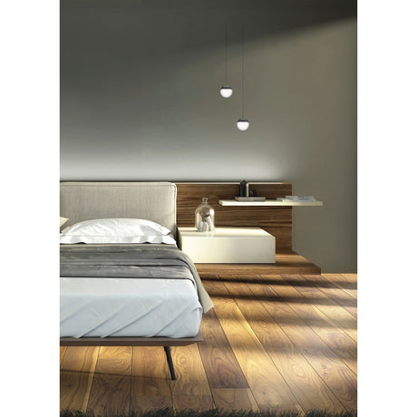 Kilda 9.5cm Recessed LED Pendant Light 10W 3000K - Black