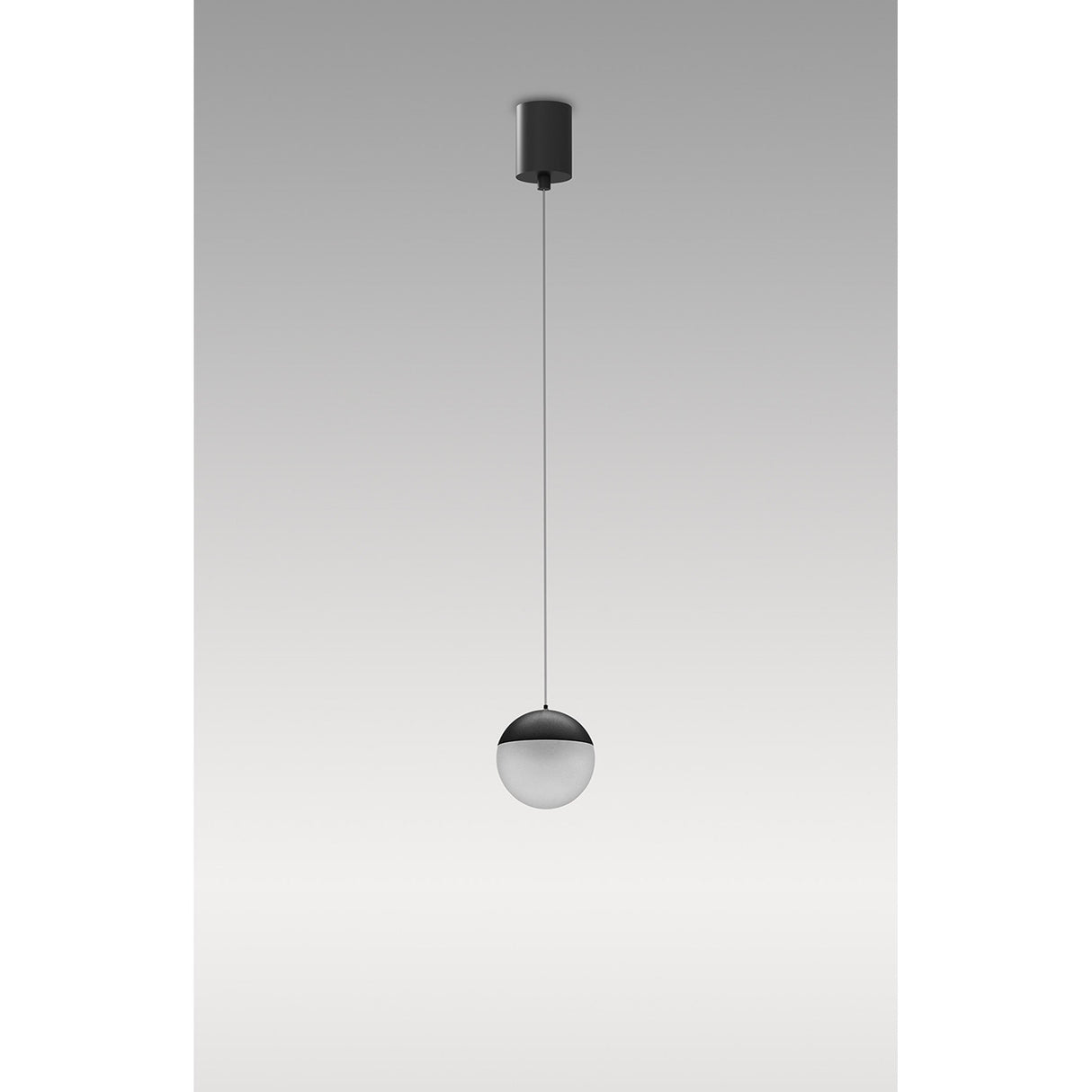 Kilda 9.5cm Surface LED Pendant Light 10W 3000K - Black