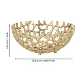 Kimitsu Decorative Bowl 20.5 x 9cm - Gold