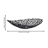 Kimitsu Decorative Bowl 61 x 25.5cm - Black