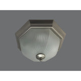Fia 2 Light Flush Ceiling Light - Nickel