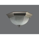 Fia 2 Light Flush Ceiling Light - Nickel