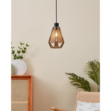Kirenne Fabric Pendant Light - Black