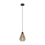 Kirenne Fabric Pendant Light - Black