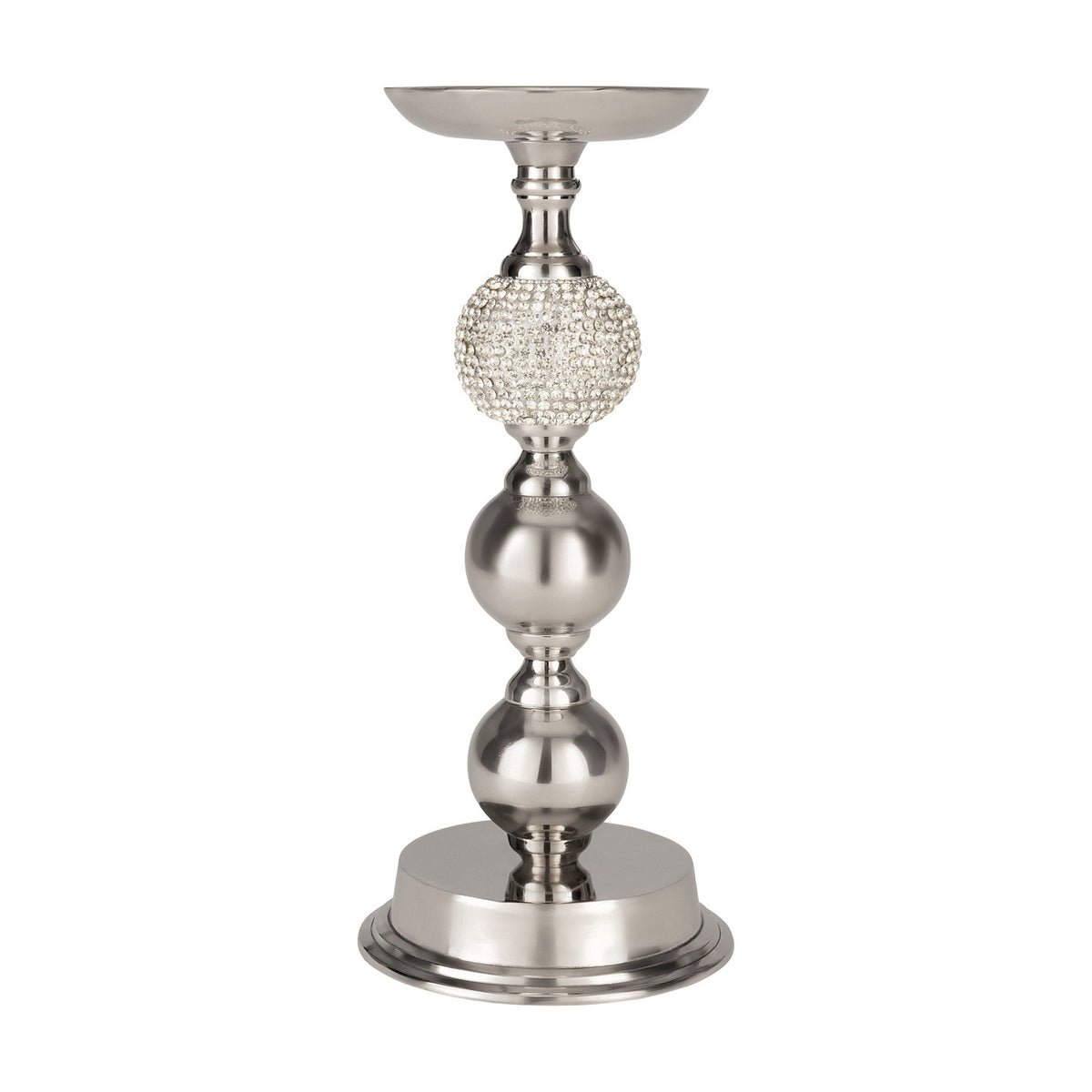 Kisyk Candle Holder 35.5cm - Silver