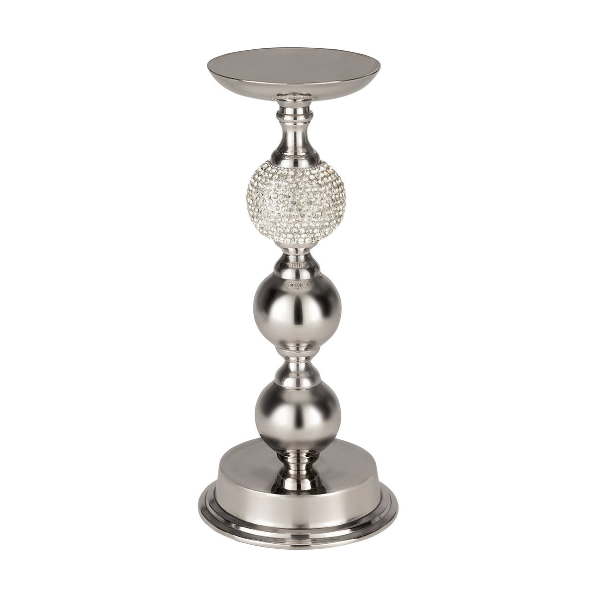 Kisyk Candle Holder 35.5cm - Silver