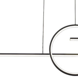 Kitesurf Centre Linear LED Linear Suspension Light - Black