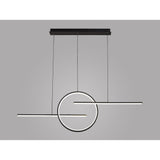 Kitesurf Centre Linear LED Linear Suspension Light - Black