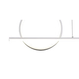 Kitesurf Loop LED Linear Suspension Light - White