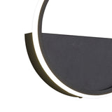 Kitesurf 25cm LED Wall Light 8W 3000K - Black