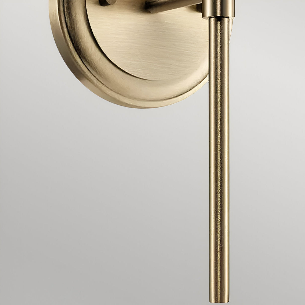 Benno 1 Light Bathroom Opal Glass Wall Light - Champagne