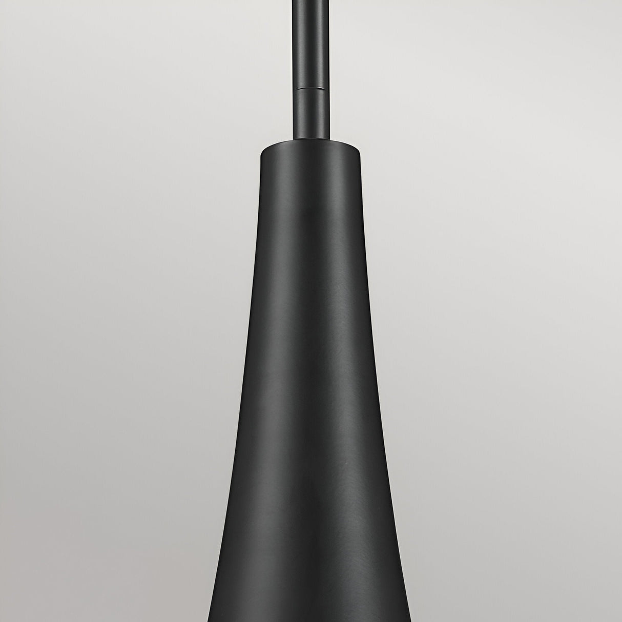 Deela 1 Light Opal Glass Pendant - Black