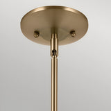 Deela 1 Light Opal Glass Pendant - Champagne