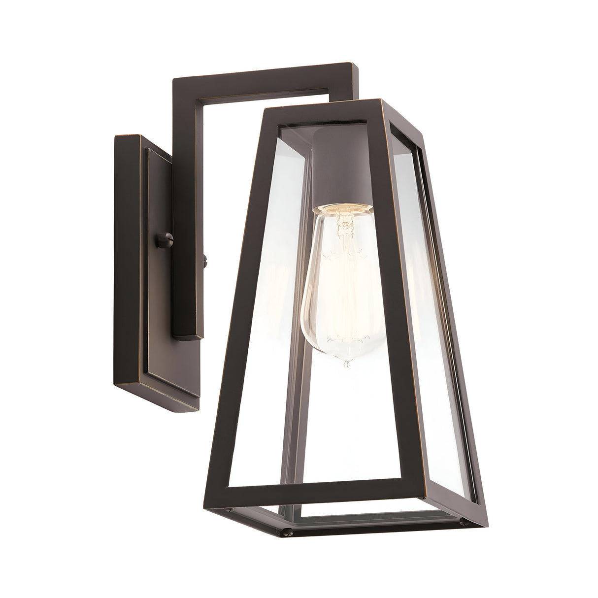 Delison 1 Light Wall Lantern - Rubbed Bronze