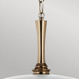 Delarosa 1 Light Pendant - White//Champagne