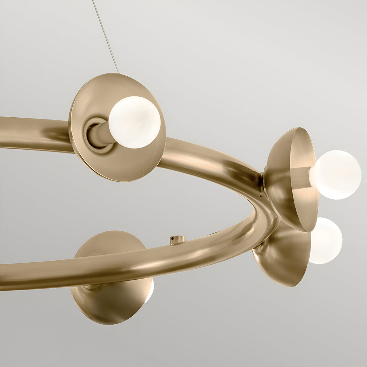 Palta 10 Light Circular Suspension - Satin Black