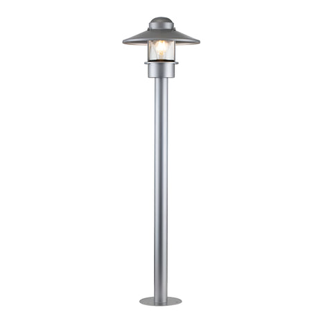 Klampenborg 1 Light Bollard - Silver