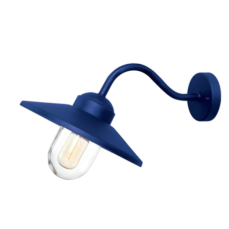 Klampenborg 1 lt Wall Lantern - Navy Blue