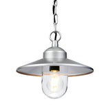 Klampenborg 1 Light Chain Lantern - Silver