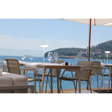 Klappen Touch Dimmer LED Battery Operated Outdoor Table Lamp - White