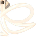 Knot II LED Semi-Flush Ceiling Light 3000K 60W - Chrome