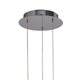 Knot 76cm LED Suspension Light - Gloss Black & Polished Chrome