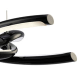 Knot 76cm LED Suspension Light - Gloss Black & Polished Chrome