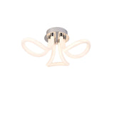 Knot II LED Semi-Flush Ceiling Light 3000K 40W - Chrome