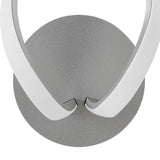 Knot LED Wall Light With Switch 12W 3000K - Chrome