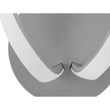 Knot LED Wall Light With Switch 12W 3000K - Chrome