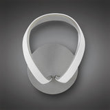 Knot LED Wall Light With Switch 12W 3000K - Chrome