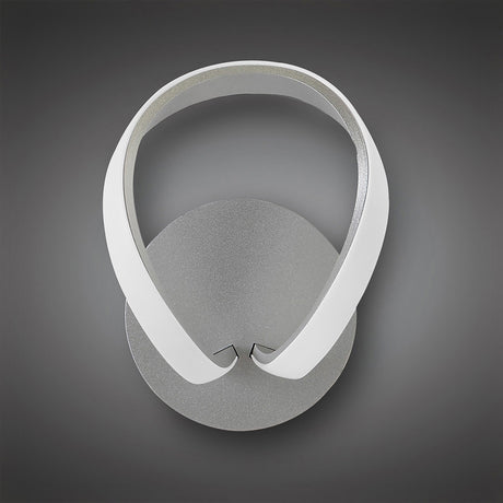 Knot LED Wall Light With Switch 12W 3000K - Chrome