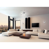 Knot LED Semi-Flush Ceiling Light 3000K 36W - Silver