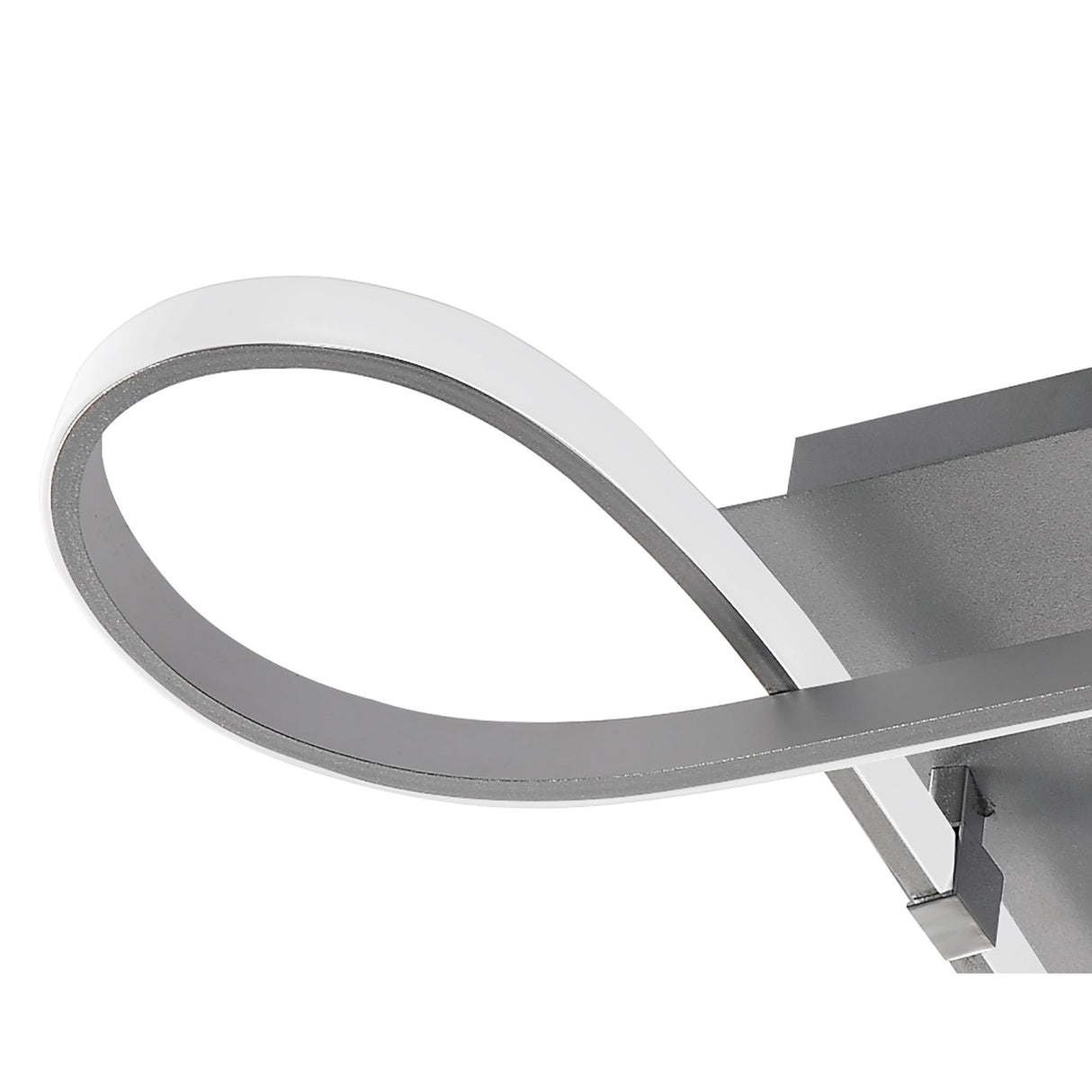 Knot LED Semi-Flush Ceiling Light 3000K 40W - Silver