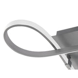 Knot LED Semi-Flush Ceiling Light 3000K 40W - Silver