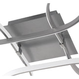 Knot LED Semi-Flush Ceiling Light 3000K 40W - Silver