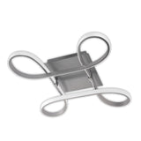 Knot LED Semi-Flush Ceiling Light 3000K 40W - Silver