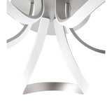 Knot Dimmable LED Semi-Flush Ceiling Light 3000K 36W - Silver