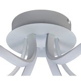 Knot LED Semi-Flush Ceiling Light 4000K 36W - White