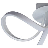 Knot LED Semi-Flush Ceiling Light 4000K 36W - White