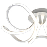 Knot Dimmable LED Semi-Flush Ceiling Light 2800K 60W - White