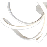 Knot Dimmable LED Semi-Flush Ceiling Light 2800K 60W - White