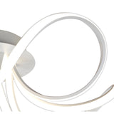 Knot Dimmable LED Semi-Flush Ceiling Light 2800K 60W - White