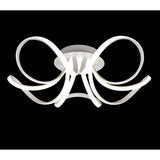 Knot Dimmable LED Semi-Flush Ceiling Light 2800K 60W - White