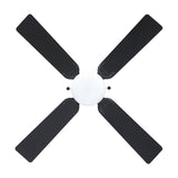 Kolvora Ceiling Fan with Light - Matt Black