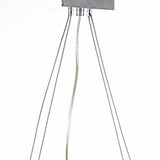 Kopus 4 Light Glass Linear Suspension Light - Polished Chrome