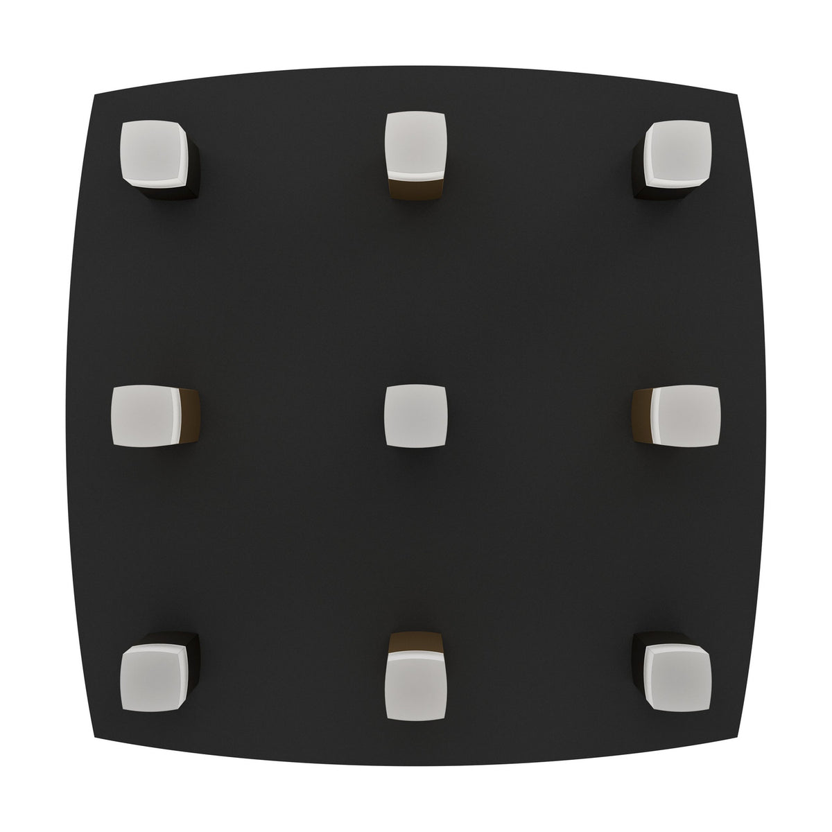 Korbelle 9 Light Ceiling Light - Black, Brown & Gold