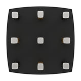 Korbelle 9 Light Ceiling Light - Black, Brown & Gold