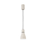Kos 11cm Small Round 1 Light Pendant Light - Matt White