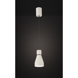 Kos 11cm Small Round 1 Light Pendant Light - Matt White